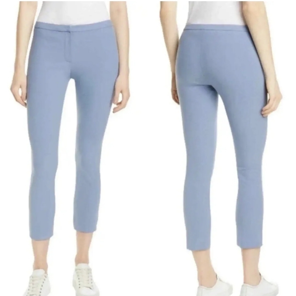 ❤️ NWOT! THEORY CLASSIC SKINNY PANTS IN PERFORM TECH - BLUE, 4 (27)